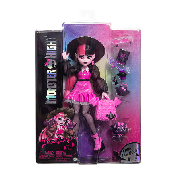 Monster High Draculaura con mascota y accesorios