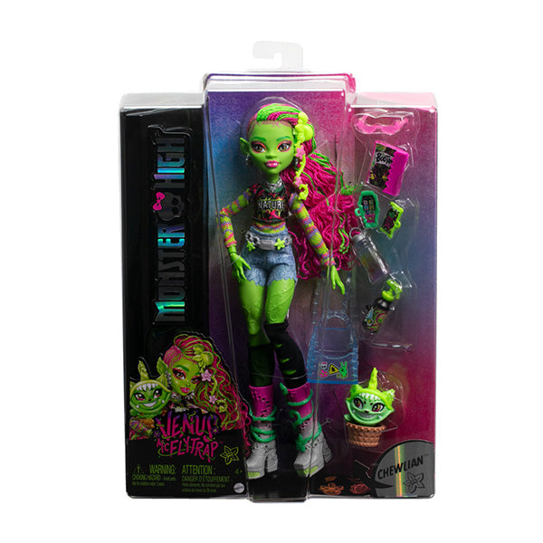 Monster High Venus McFlytrap con mascota y accesorios