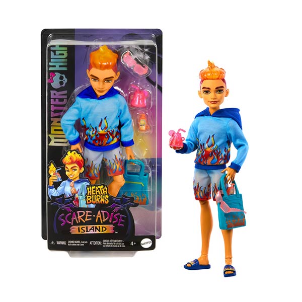 Monster High heath burns isla del terror