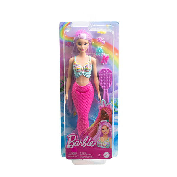 Barbie Sirena cabello largo de ensueño