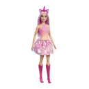Barbie Muñeca unicornio falda de ensueño rosa