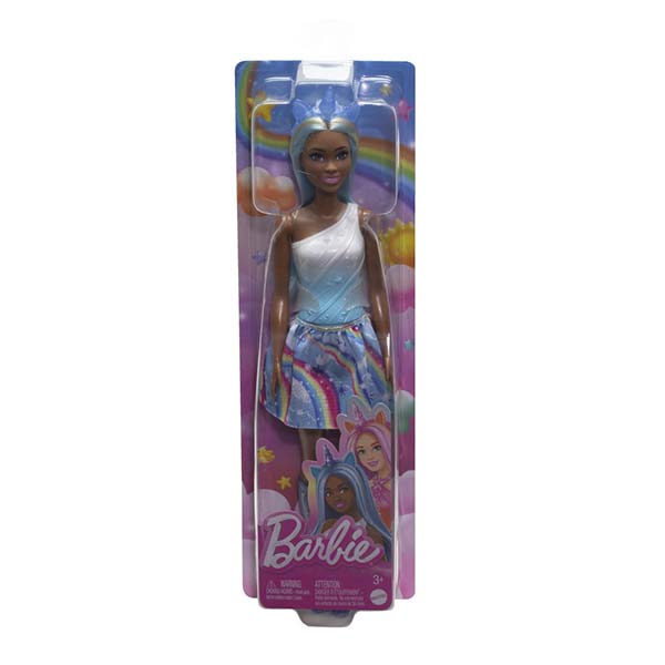 Barbie unicornio falda de ensueño azul