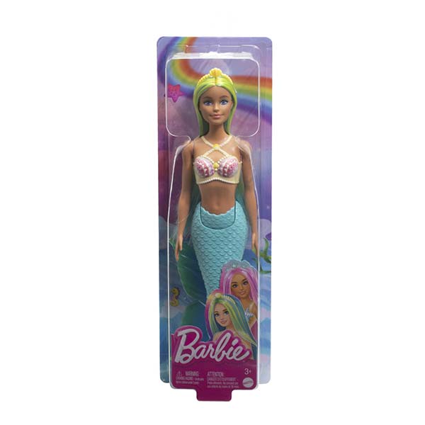 Barbie Sirena con cabello de color surt