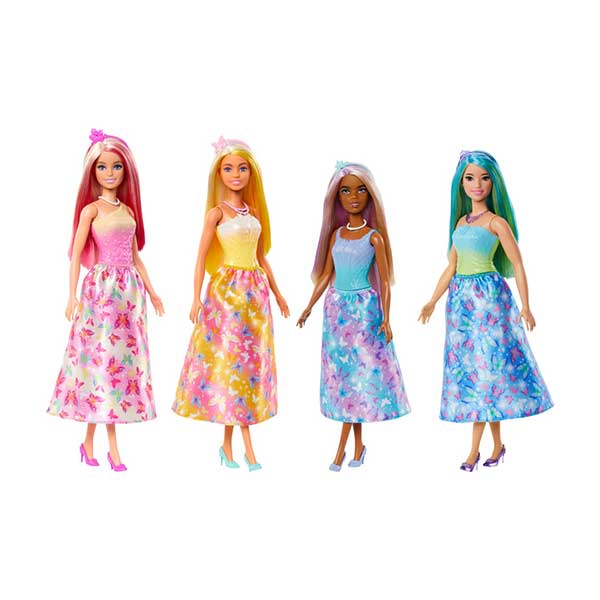 Barbie Fantasía muñeca doncellas vestidos de ensueño