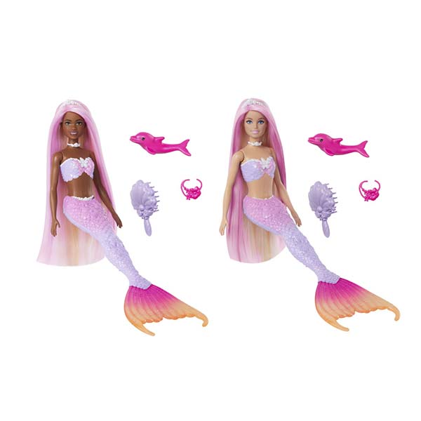 Barbie Fantasía sirenas colores mágicos surt