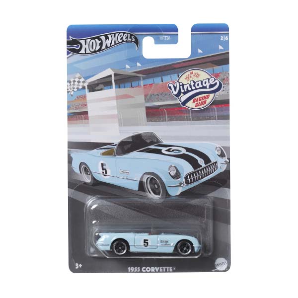 Hot Wheels Vehículo 1:64 vintage racing surt