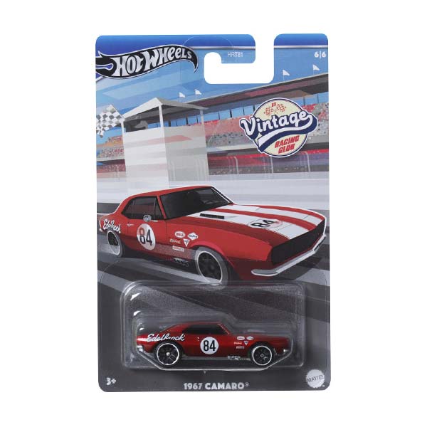 Hot Wheels Vehículo 1:64 vintage racing surt