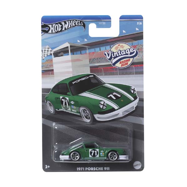 Hot Wheels Vehículo 1:64 vintage racing surt