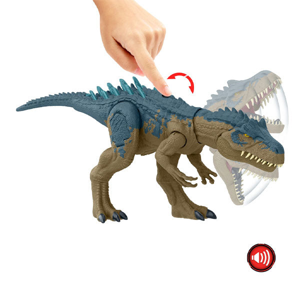 Jurassic World alboroto despiadado allosaurus