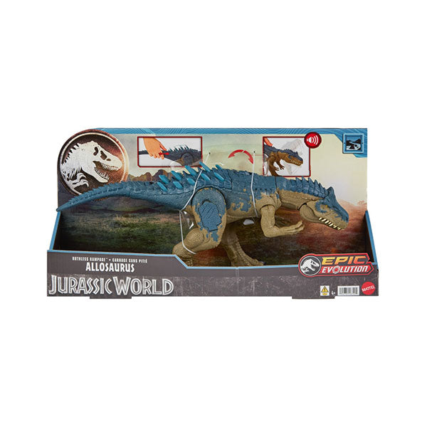 Jurassic World alboroto despiadado allosaurus