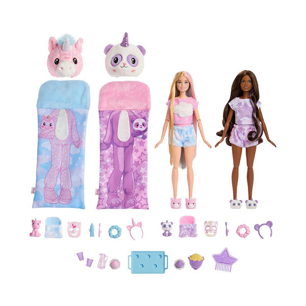 Barbie Cutie Reveal set de juego pijamada