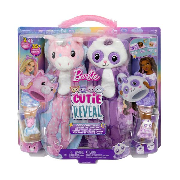 Barbie Cutie Reveal set de juego pijamada