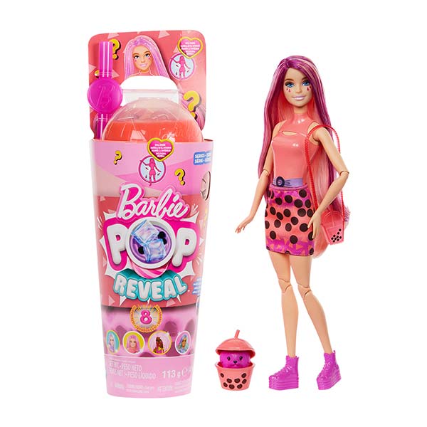 Barbie Pop reveal boba tea sorpresa