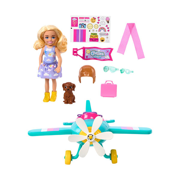 Barbie set de juego Chelsea piloto de avión