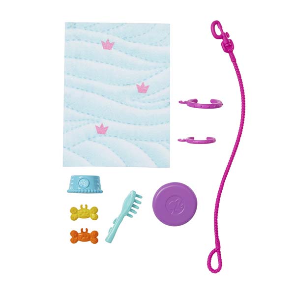 Barbie Paseo perrito con silla de ruedas