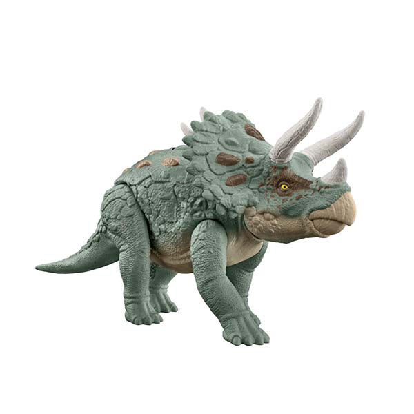 Jurassic World dinosaurio Triceratops rastreadores gigantes