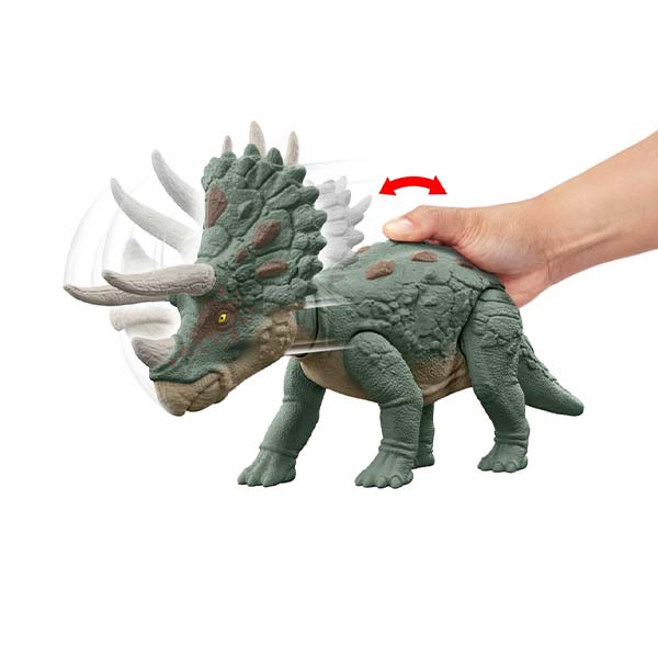 Jurassic World dinosaurio Triceratops rastreadores gigantes