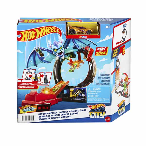 Hot Wheels city ataque de murciélago