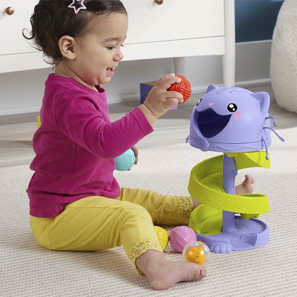 Fisher-Price Gatito pelotitas rodantes