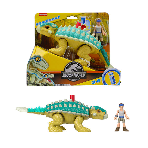 Imaginext Figura bumpy el ankylosaurus y ben