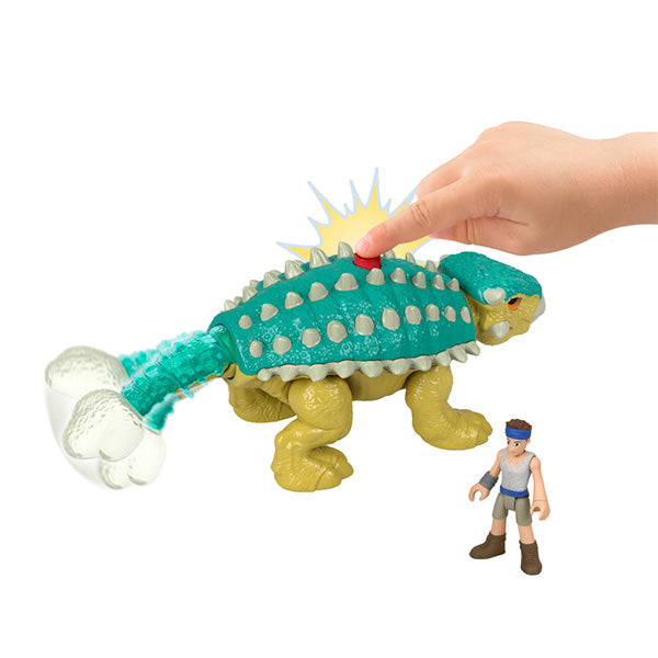 Imaginext Figura bumpy el ankylosaurus y ben