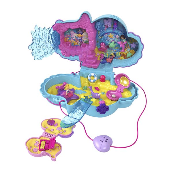 Polly Pocket  set compacto mundo papá caballito de mar