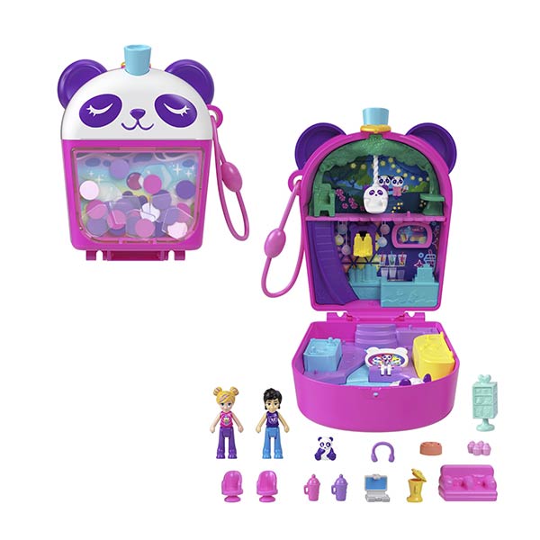 Polly Pocket set compacto mundo pandita día de té