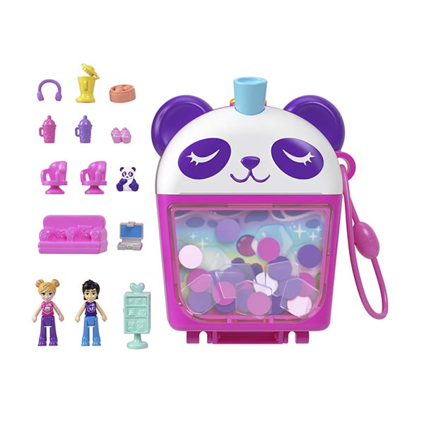Polly Pocket set compacto mundo pandita día de té