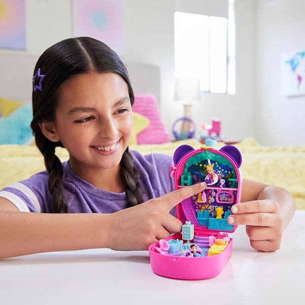 Polly Pocket set compacto mundo pandita día de té