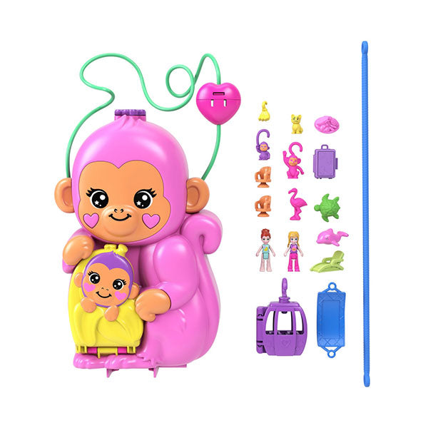 Polly Pocket set compacto mundo sorpresa mamá changuito