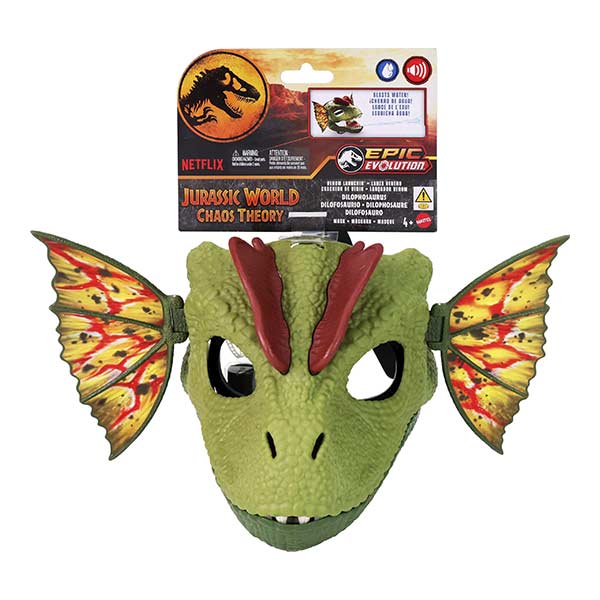 Jurassic World Máscara dilophosaurus lanza-veneno