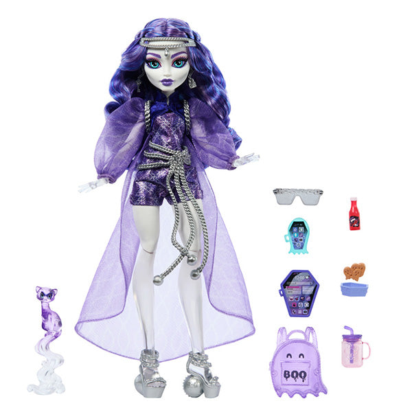 Monster High Spectra Vondergeist con figura y accesorios