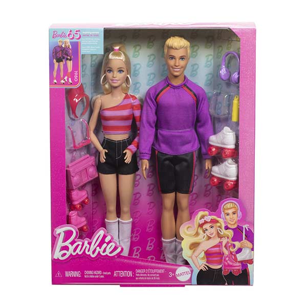 Barbie y Ken en patines 65 Aniversario