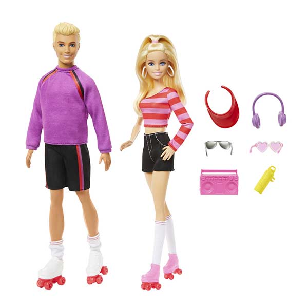 Barbie y Ken en patines 65 Aniversario