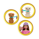 Barbie set de juego fiesta de pijamas con perritos
