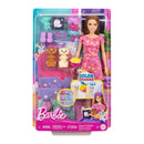 Barbie set de juego fiesta de pijamas con perritos