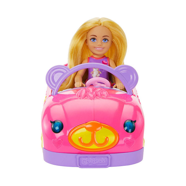 Barbie Set de juego chelsea y auto de osito