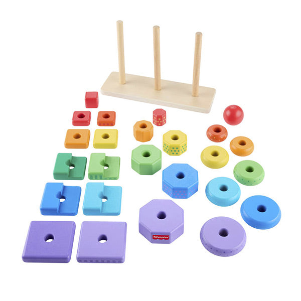 Fisher-Price torres de actividades de madera