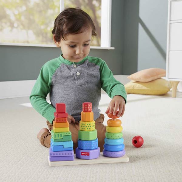 Fisher-Price torres de actividades de madera