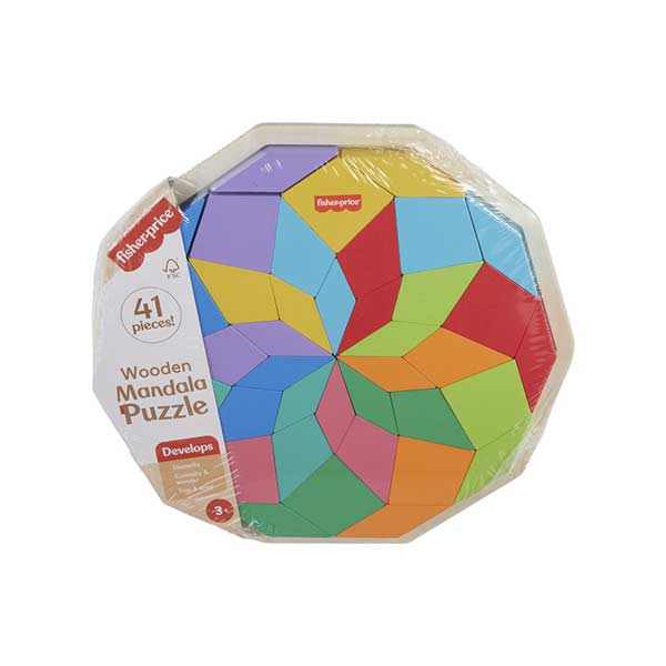 Fisher-Price rompecabezas geométrico mandala de madera