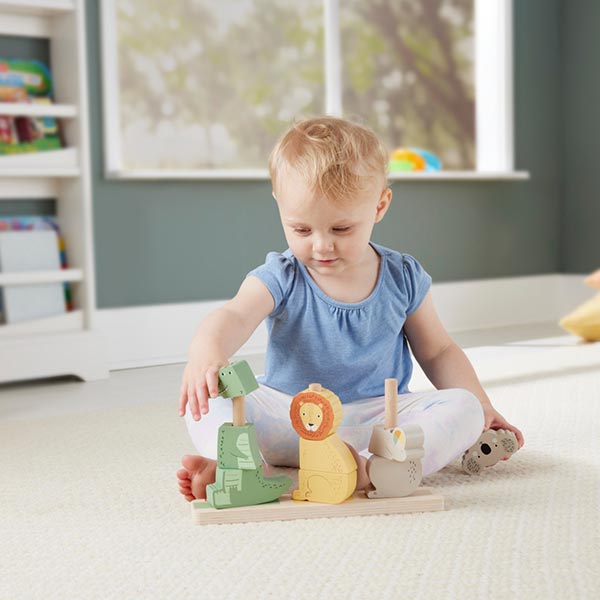 Fisher-Price Animalitos apilables de madera