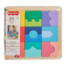 Fisher-Price Rompecabezas geométrico didáctico de madera