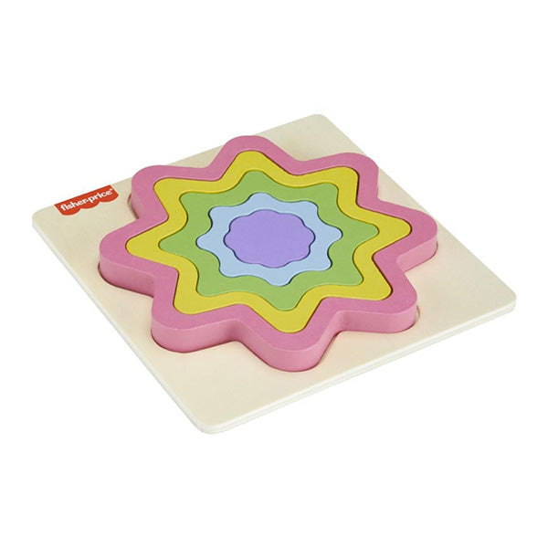 Fisher-Price Rompecabezas de arcoíris de maderasurt