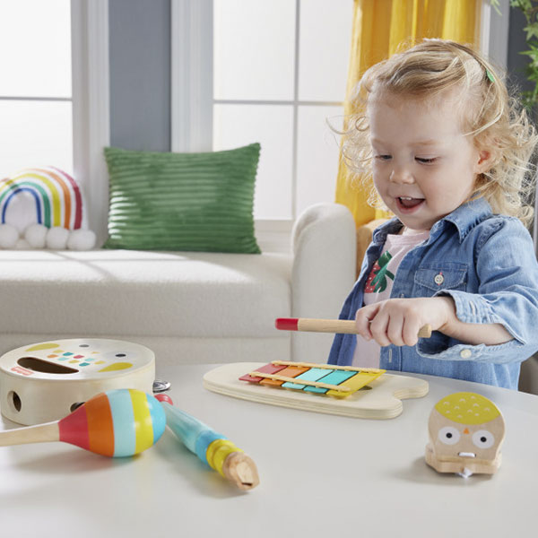 Fisher-Price kit de instrumentos musicales de madera