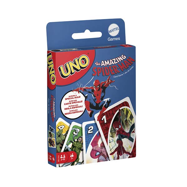 Juego de cartas Uno spiderman