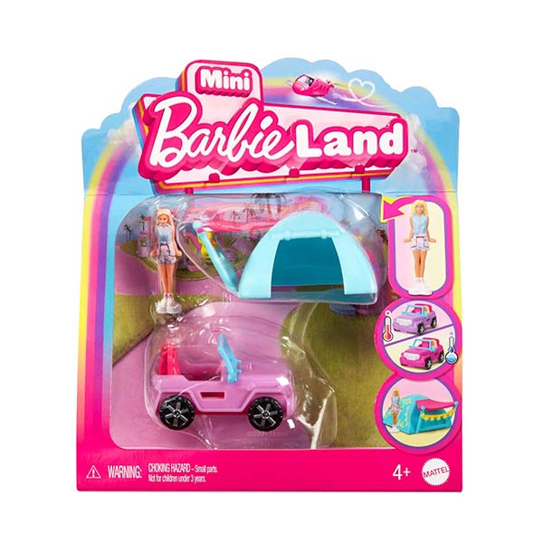 Barbie mini BarbieLand vehículo para muñecas sorpresa