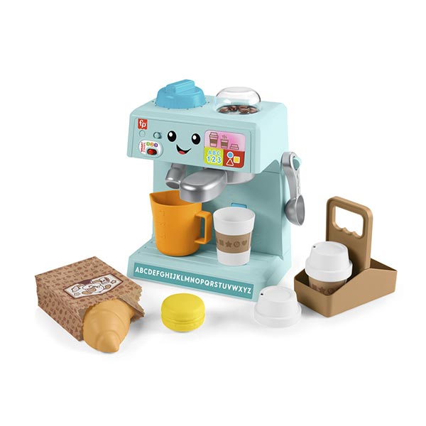 Fisher-Price Mi primera máquina de café ríe y aprende