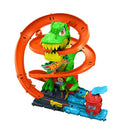 Hot Wheels City pista T-Rex vs Estación de bomberos