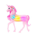 Barbie Fantasía set de juego unicornio con luz y sonido