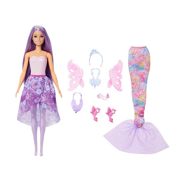 Barbie looks de hada y sirena